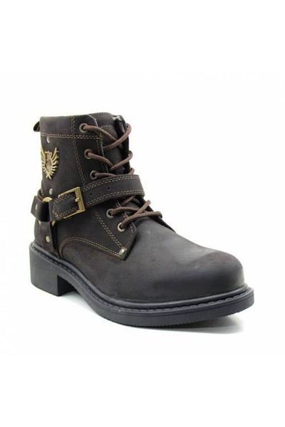Darkwood 6906 Cizme maro din piele naturală cu fermoar