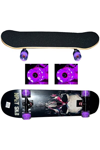 AVESSA Işıklı Silikon Teker Kaykay No:4 Av-0598-901