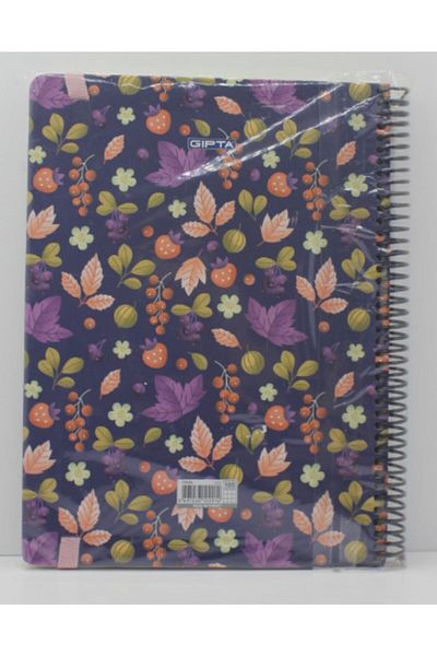 Gıpta 100 Things Spiral Bound Hard Cover Notebook 19X26 120 Sheets Checkered