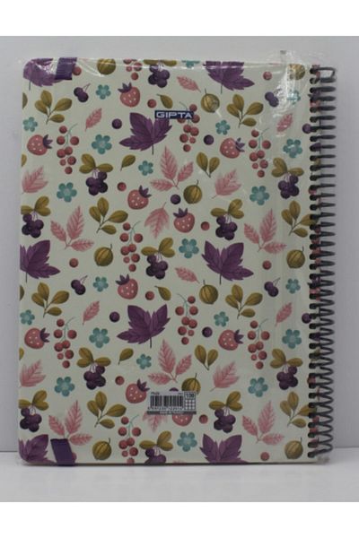 Gıpta 100 Things Spiral Bound Hard Cover Notebook 19X26 120 Sheets Checkered