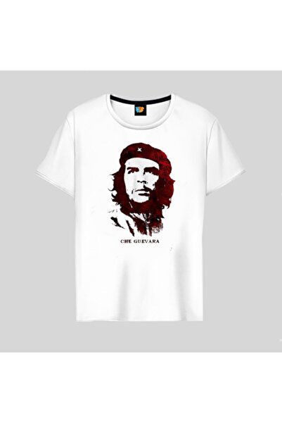 GALASHOP Che Guevara Red Beyaz Tişörtü
