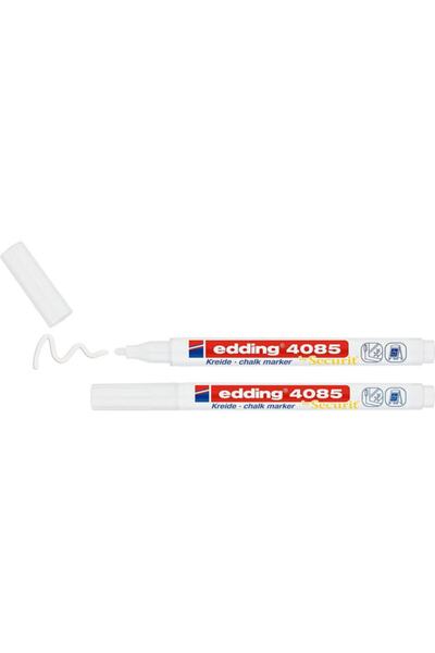 Edding 4085 قلم الطباشير السائل 2 قطعة نفطة بيضاء