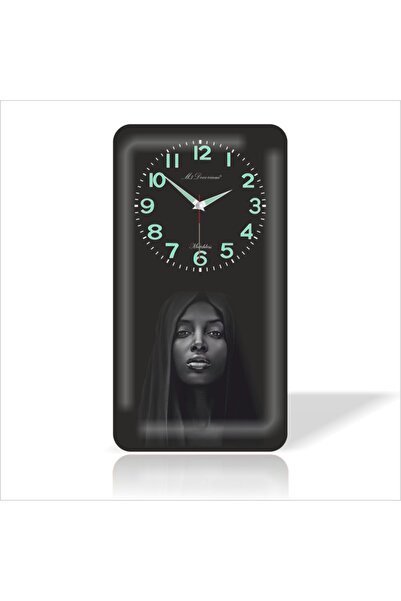 M3 Siyah Zeminli Afrikalı Kadın Bombe Ön Camlı Sessiz Kayar Saniyeli Gece Gör...