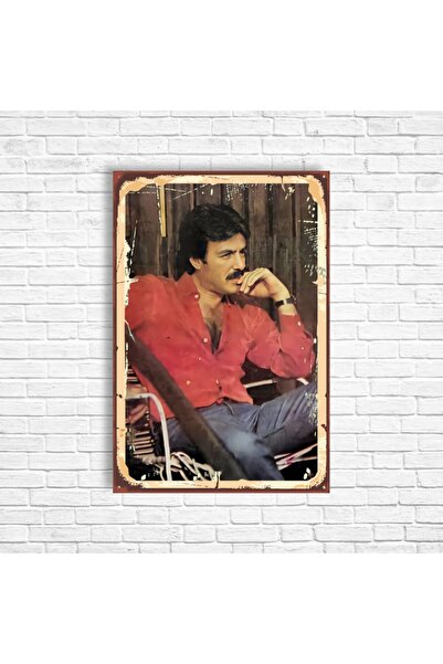 TRENDPOSTER Ferdi Tayfur Retro Ahşap Poster