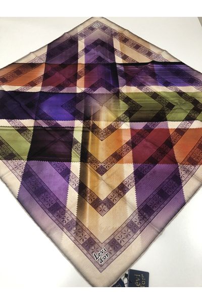 Levidor Γυναικείο μεταξωτό μαντήλι Twill I-2256