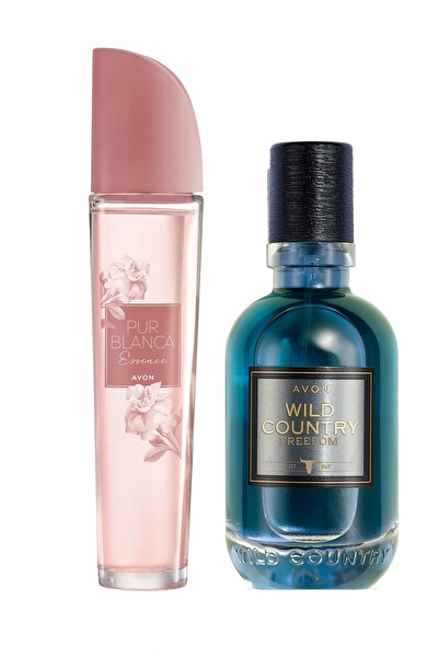 AVON Wild Country Freedom Erkek Parfüm Ve Pur Blanca Essence Edt 50 ml Kadın Parfüm 8681298014201