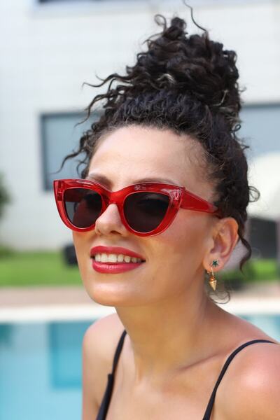 By Harmony Bh 19770 Red Women's Sunglasses
