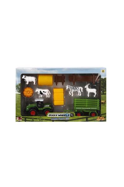 Sunman 02557 Maxx Wheels Farm Set 12 Pieces -Sunman