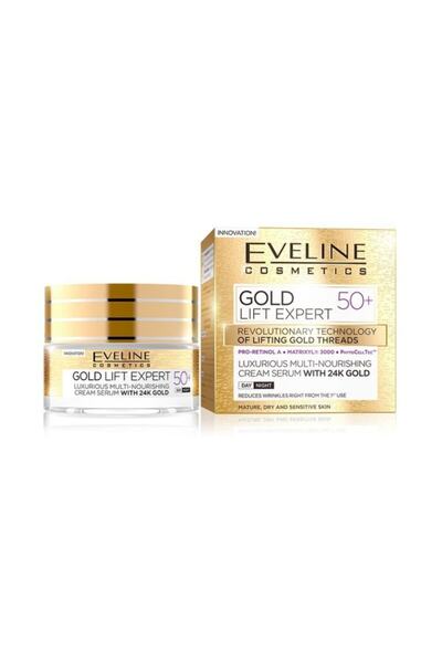 Eveline Cosmetics Altın Sıkılaştırma- 50 Yaş Ve Üzeri Anti-kırışıklık Kremi