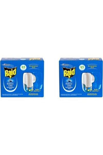 Raid Sivrisineklere Karşı 30 Gece Ayarlanabilir Elektro Likit Makine 2adet (s...
