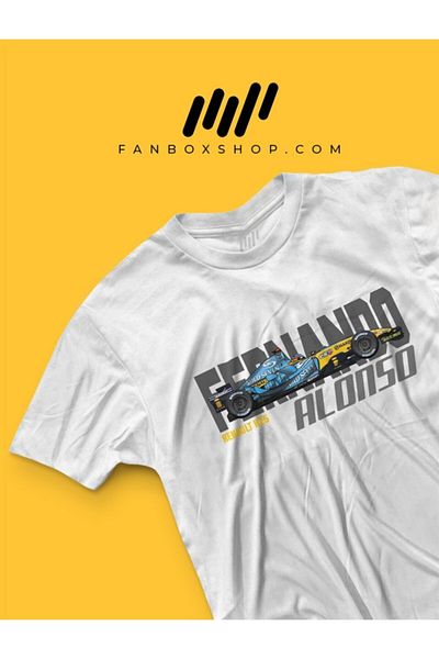 FANBOX SHOP Μπλουζάκι Unisex Fernando Alonso Renault R25