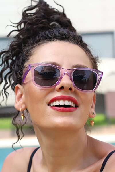 By Harmony Bh 2140 Transparent Purple Unisex Sunglasses