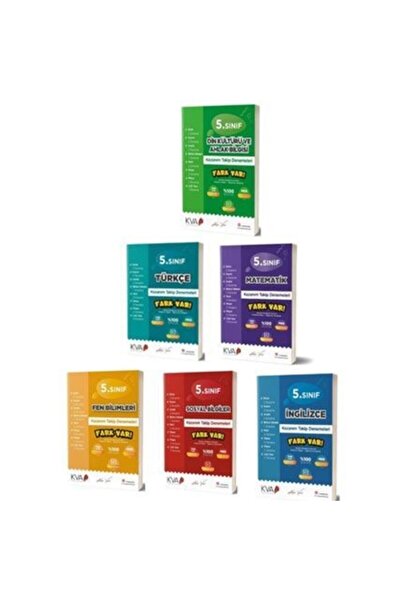 Koray Varol Yayınları 5.sınıf Kazanım Takip Denemeleri Seti