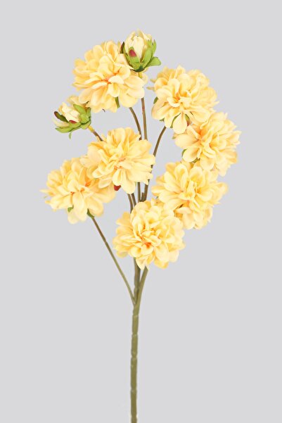 Yapay Çiçek Deposu Ramură artificială de crizantemă 9 în 1, 45 cm, somon