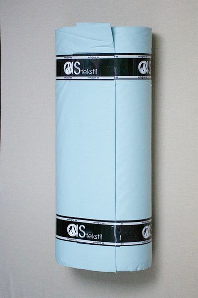 AS TEKSTİL Ice Blue Poplin Fabric - Super Luxury Akfil 1 m
