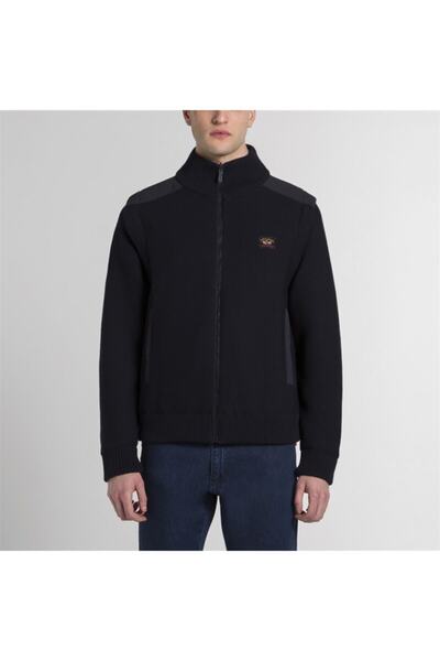 PAUL&SHARK Men's Knıtted Blouson C.w. Wool / Çıkarılabilir Uzun Kol / Çift Ta...