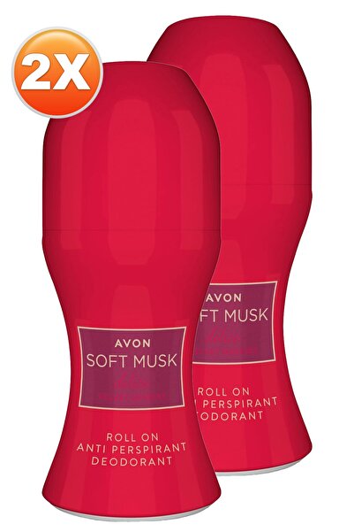 AVON Soft Musk Delice Velvet Berries Kadın Rollon 50 Ml. İkili Set
