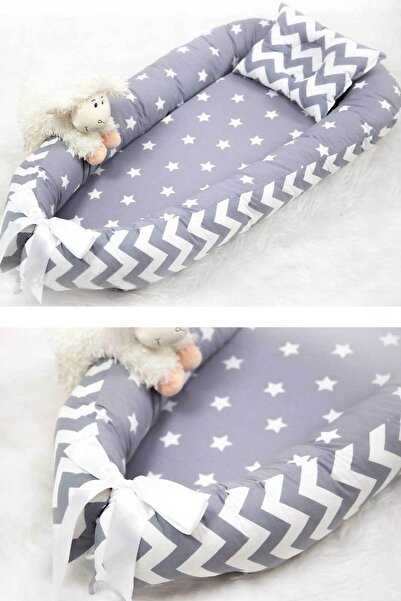 Babynest Yatak Gri Model