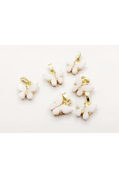 yiğit aksesuar Butterfly Pendant Jewelry Supplies 1 Piece