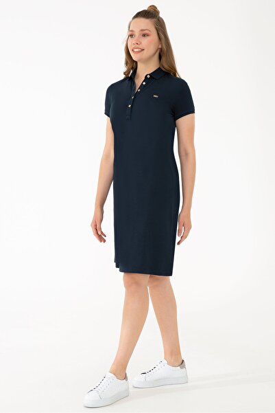 U.S. Polo Assn. Темно-синя жіноча сукня