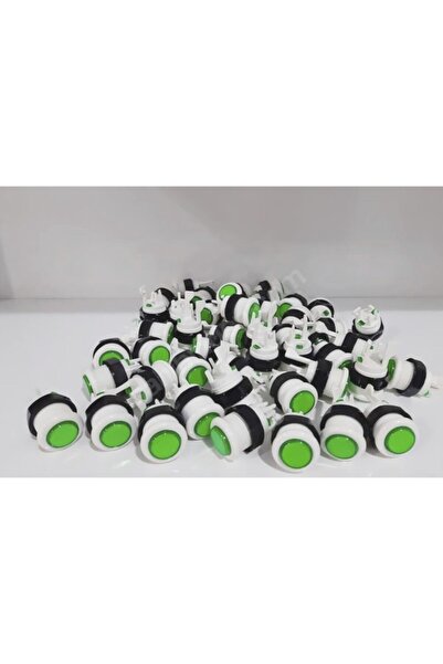 Star Oyun Makineleri Atari Makinası Butonu Yeşil Renk 10 Adet