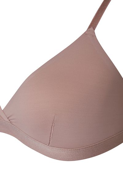 Trendyol Collection Nerzfarbener Micro-String-Träger-Dreieck-Bralette-Strick-BH THMSS21SU0014