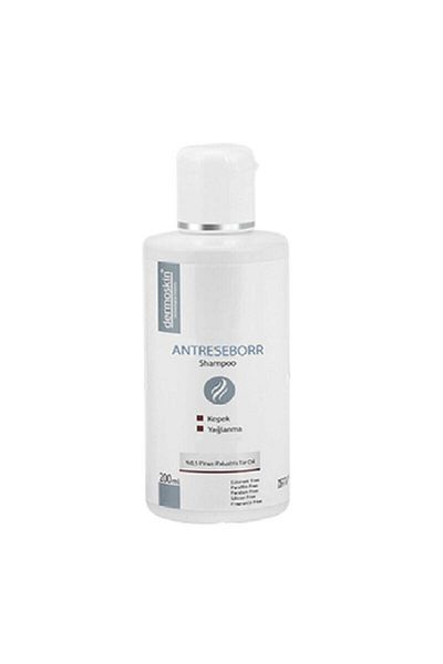 Dermoskin 200 ml Antiseborrheic Shampoo - Dandruff and External Whitening Foam Gift