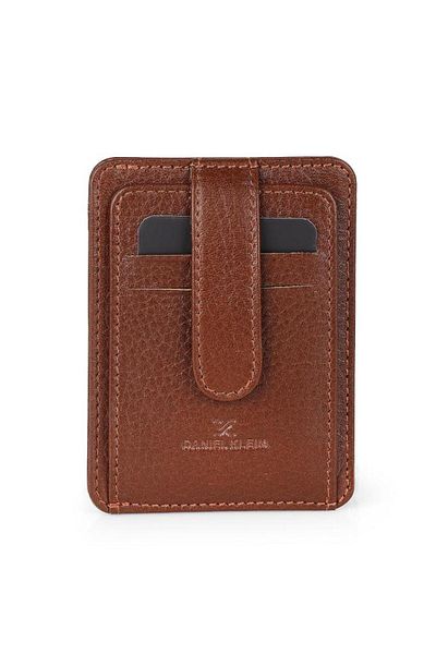 Daniel Klein Dkl5121-4 Men's Brown Wallet & Card Holder Made of Real Leather