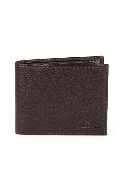 Daniel Klein Dkl0777-3 Men's Brown Wallet & Card Holder Made of Real Leather