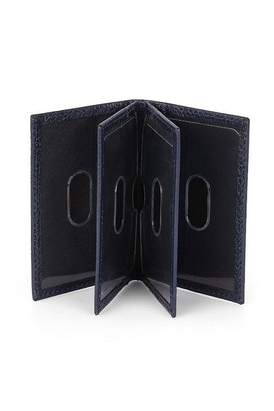 Daniel Klein Dkl1169-2 Men's Navy Blue Wallet & Card Holder Made of Real Leather