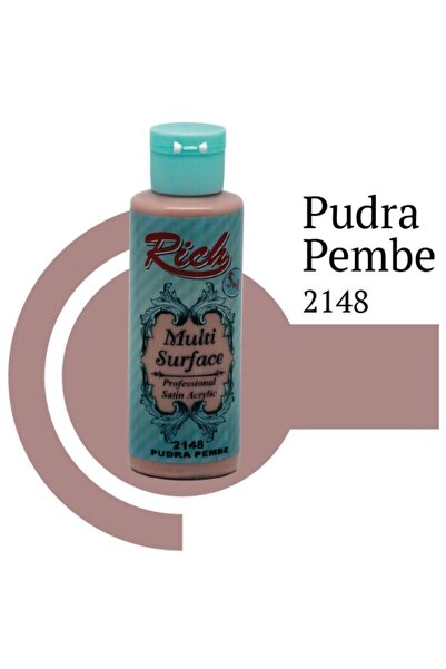 Rich Lisinya202 Multi Surface 2148 Pudra Pembe Akrilik Boya 120 Cc