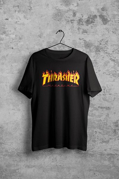 Pink Sky Μπλουζάκι Unisex με μοτίβο Thrasher Magazine