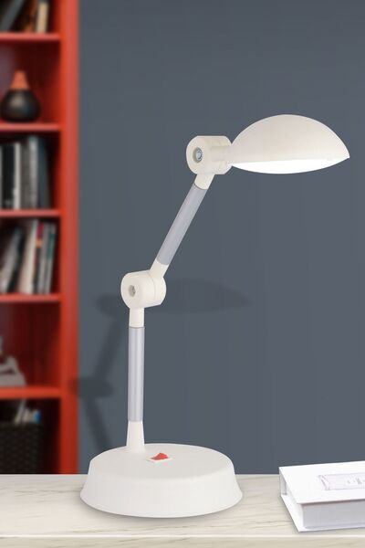 NisaLuce Ledlı Masa Lambası Beyaz