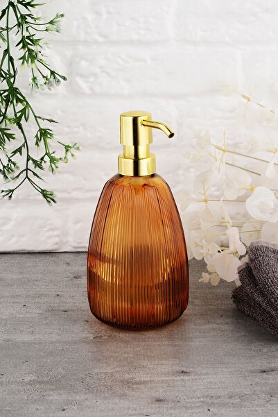 ANGDESİGN موزع الصابون السائل الزجاجي من أنجديس ستار - عسل