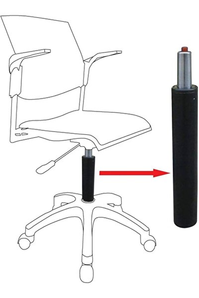 TAKA AMORTİSÖR OYUNCU KOLTUGU ,Bilgisayar Koltuğu Amortisörü - Pistonu 140'lık