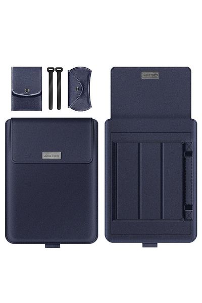TEKNETSTORE ماك بوك برو اير 13 M1-M2 2020/2022 حقيبة جلدية مغناطيسية - موديلات A2179-A2337-A2338-A2251-A2159-A1989-A1708