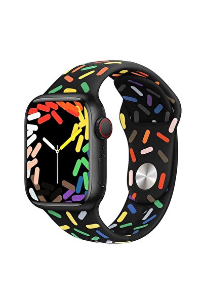 Shinytech Apple Watch Pride Edition Spor Kordon Se/3/4/5/6/7/8/9 38,40,41mm W...