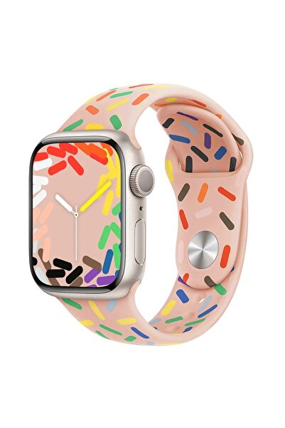Shinytech Apple Watch Pride Edition Spor Kordon Se/3/4/5/6/7/8/9 38,40,41mm W...