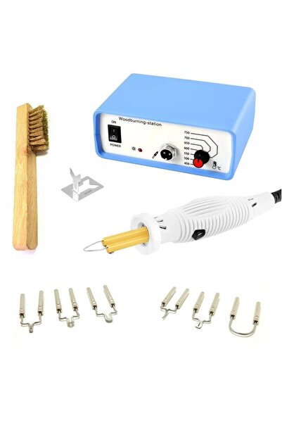 Class Zd-8905 New Isı Ayarlı Ahşap Yakma Makinası 6xgölgeleme Uçlu Set Tel Fırça