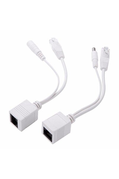 Powermaster Ip Kameralar Için Pasif Poe Kablosu 2li Set