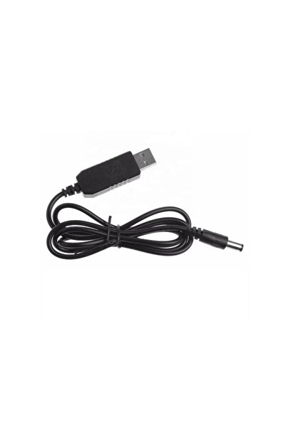 electroon Usb 5volt-12volt Çevirici 12v 1a 5.5x2.5mm Jak Fişli 90cm