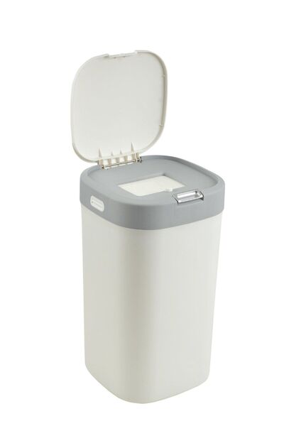 Motek Akıllı Sistem Dokunmatik Koku Sızdırmaz Kartuşlu Bebek Bezi Çöp Kovası