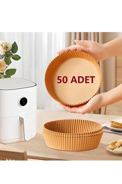 Airfryer Pisirme Kagidi Hava Fritöz Yagli Kagit Tüm Markalara Uyumlu 50 Adet