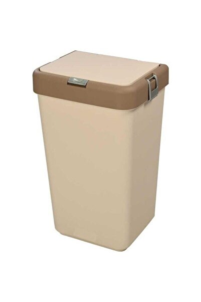 Motek Kahverengi Dokunmatik Kirli Çamaşır Sepeti