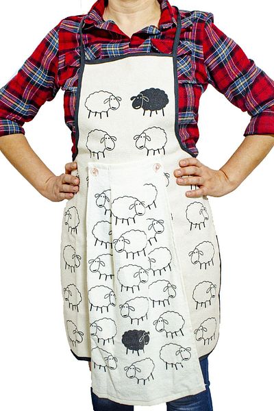 LADYNİL Kitchen Apron And Kitchen Towel Set Waterproof