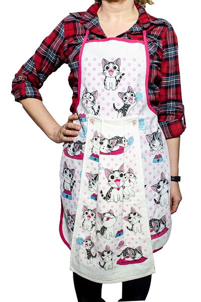 LADYNİL Kitchen Apron And Kitchen Towel Set Waterproof