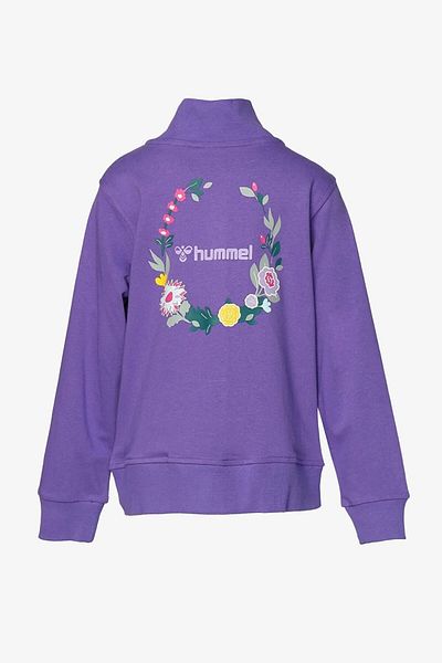 hummel Лилаво яке с яка стойка Saponaria за момичета