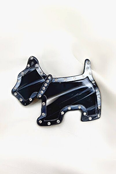 PETEK AKSESUAR Agat Dog Automatic Clip Bone πόρπη