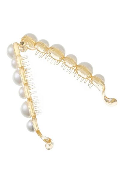 PETEK AKSESUAR Big Pearl Banana Buckle