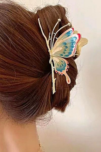 PETEK AKSESUAR Butterfly Metal Latch Buckle 11 Cm.